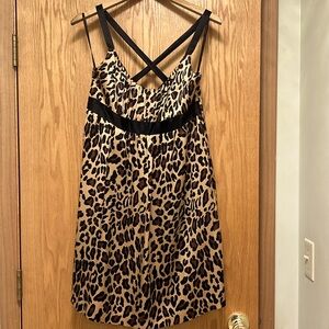 INC leopard dress